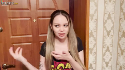 Slutty Russian makes an excuse to fuck the neighbour