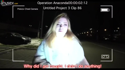 Thick Russian Prostitute Caught in a Police Sting by a Big Cock Cop