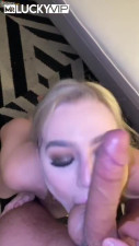 Lush blonde humped by sizeable dong