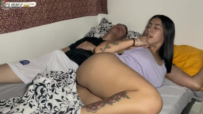 Latina Stepsister gets her big ass clapped by horny stepbrother