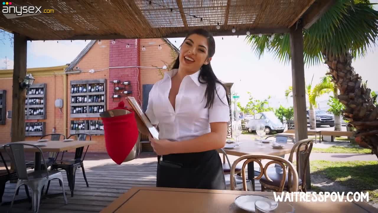 Juggy waitress Keira Croft gives a blowjob and gets fucked for money Free Porn Videos | ePornAny.