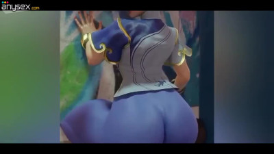 Super hot 3D girl Chun Li and her perfect big booty