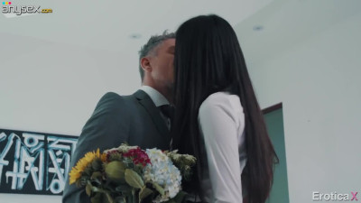 Cute kept woman Eliza Ibarra is making love with hot blooded sugar daddy