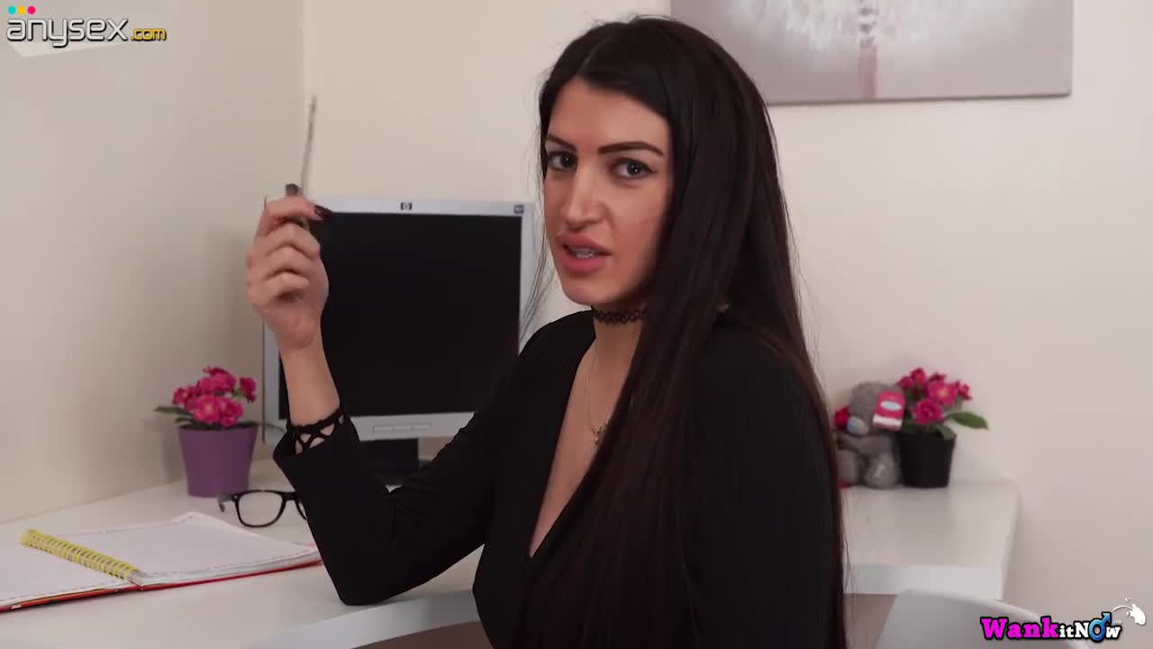 Office bitch in ripped fishnet body stockings Joanna teases with her boobs and snatch Free Porn Videos | ePornAny.