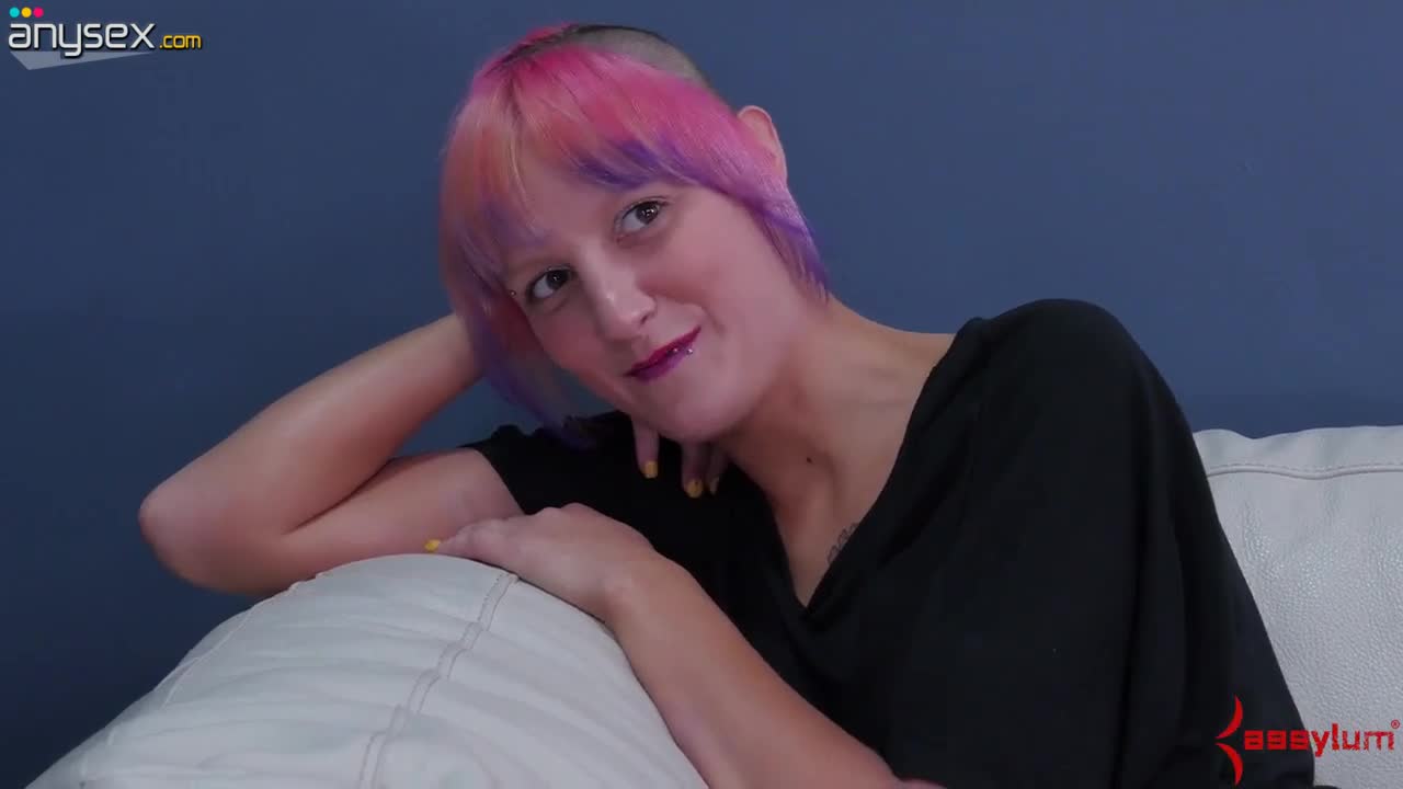 Newbie with pink hair is tied up and face fucked before crazy anal sex Free Porn Videos | ePornAny.