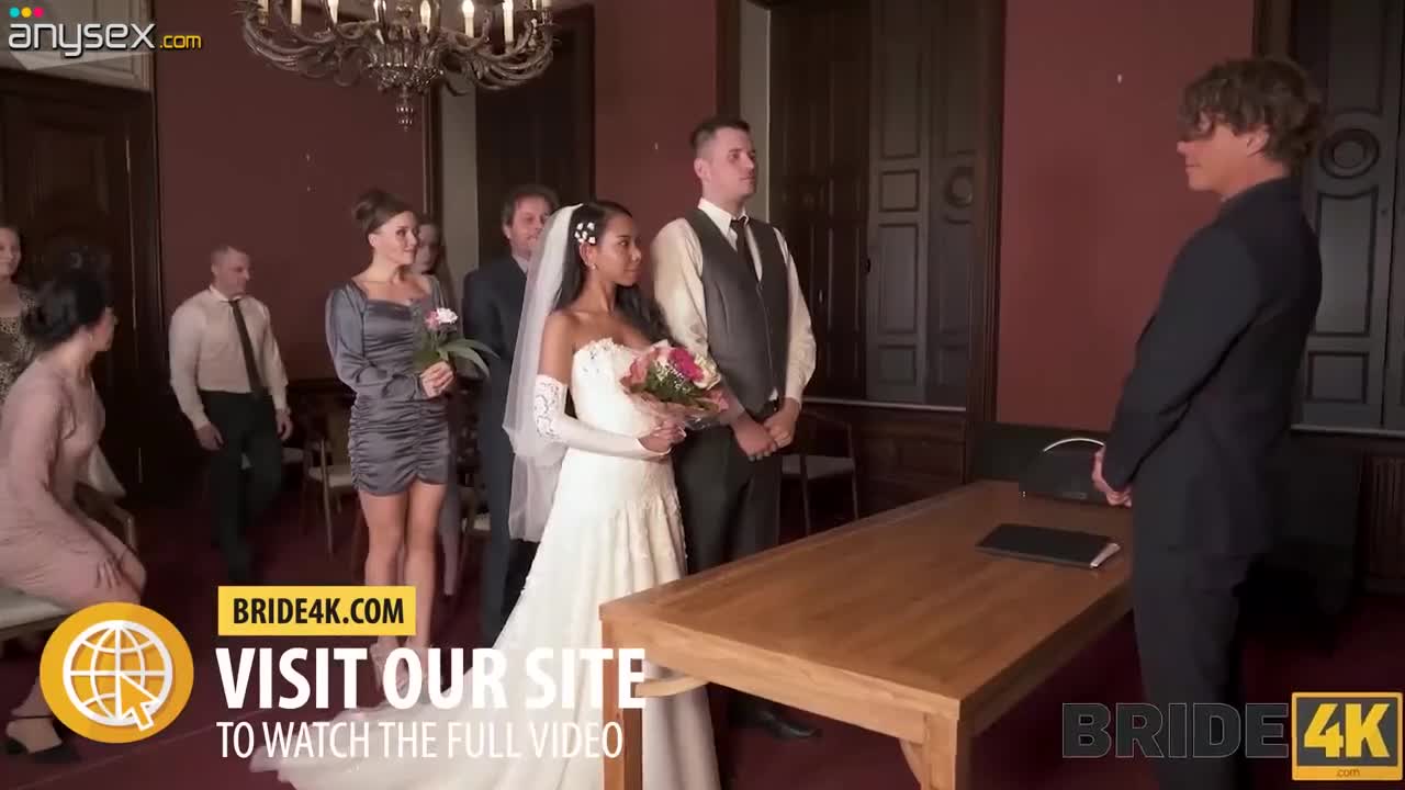 Love story video featuring groom cheating on bride with her maid of honor in wedding dress Free Porn Videos | ePornAny.