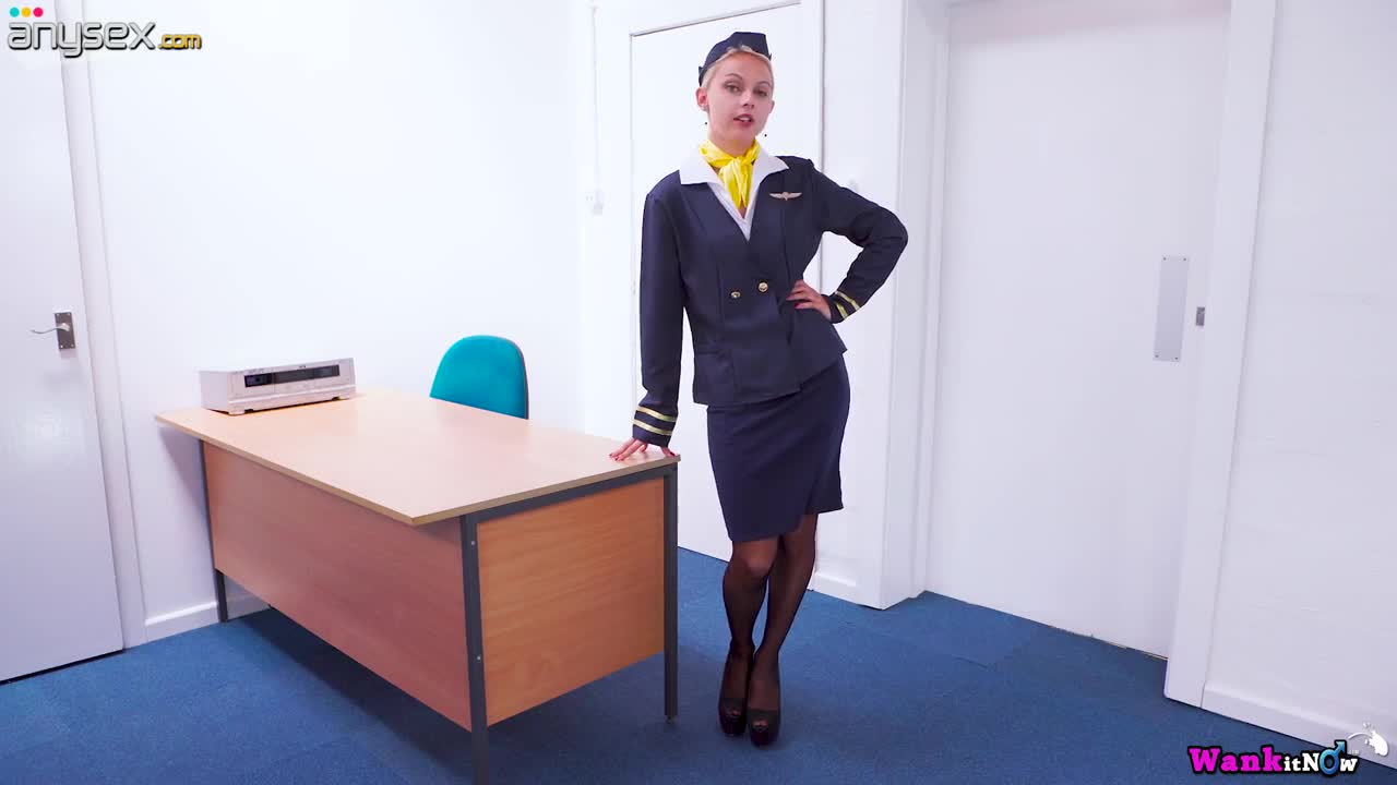 Sex-appeal stewardess in uniform Chloe Toy invites to penetrate her yummy pussy Free Porn Videos | ePornAny.