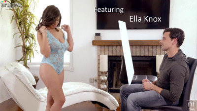 Mouth watering busty seductress Ella Knox takes a dick in wet and adorable pussy