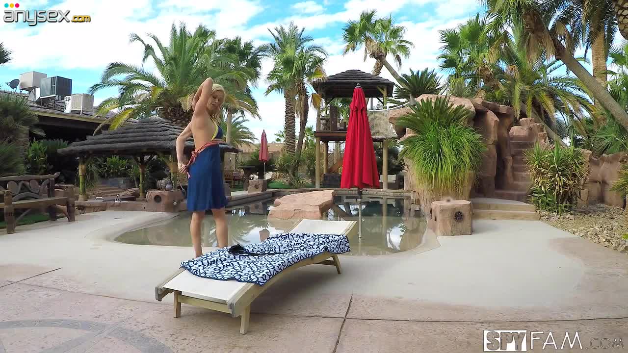 Sex-appeal step mom Alexis Fawx is fucked by stepson by the poolside Free Porn Videos | ePornAny.