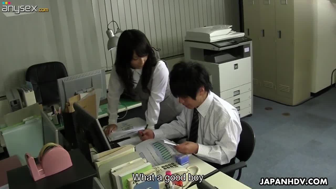 Slutty secretary Chiharu Nakai is face sitting and cock sucking in the office Free Porn Videos | ePornAny.