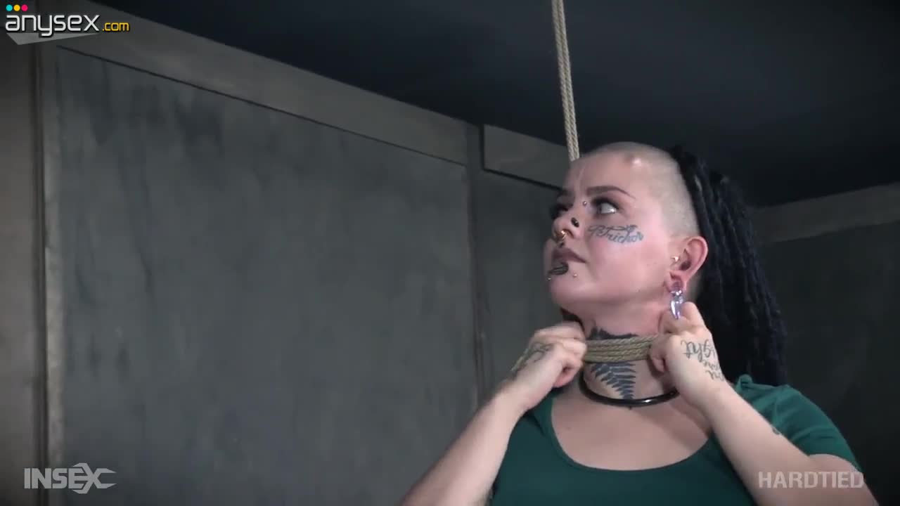 Tattooed goth Luna LaVey is restrained and punished in the BDSM room Free Porn Videos | ePornAny.