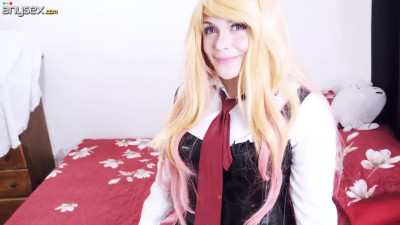 Marin Kitagawa fucks in Bible Black Cosplay