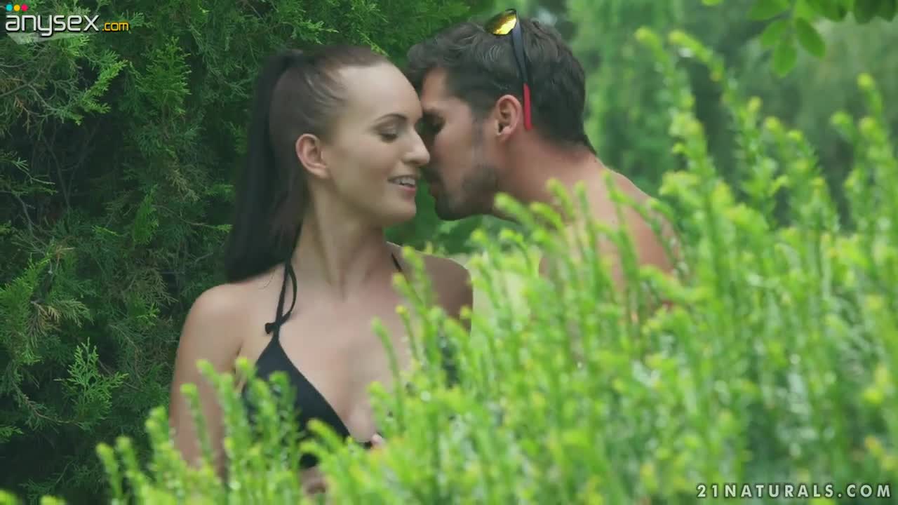 Graceful babe Lana Belle is making love with her boyfriend in the garden Free Porn Videos | ePornAny.