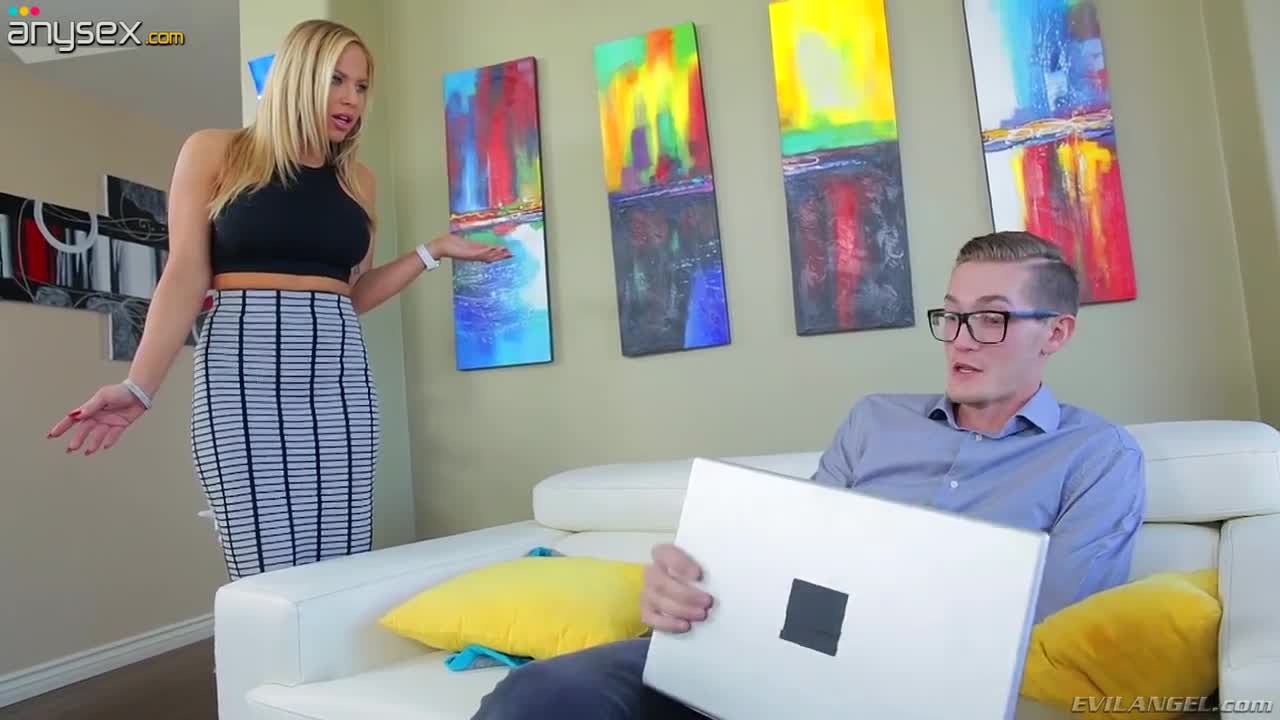 Young stepmother Olivia Austin caught stepson jerking off his huge dick Free Porn Videos | ePornAny.