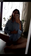 Hot Slim Busty Brunette Takes On Phone Her Incredible Orgasmic Masturbation