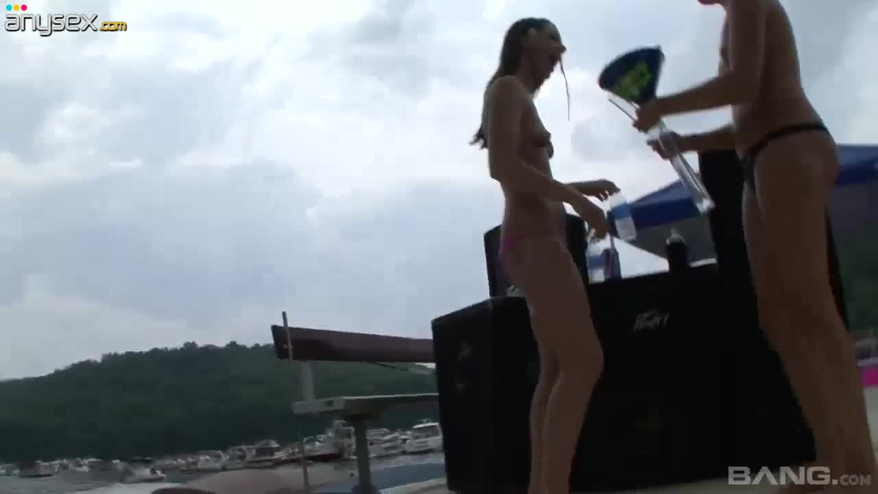 Sexy bitches in bikinis go wild on the yacht and on the pier Free Porn Videos | ePornAny.