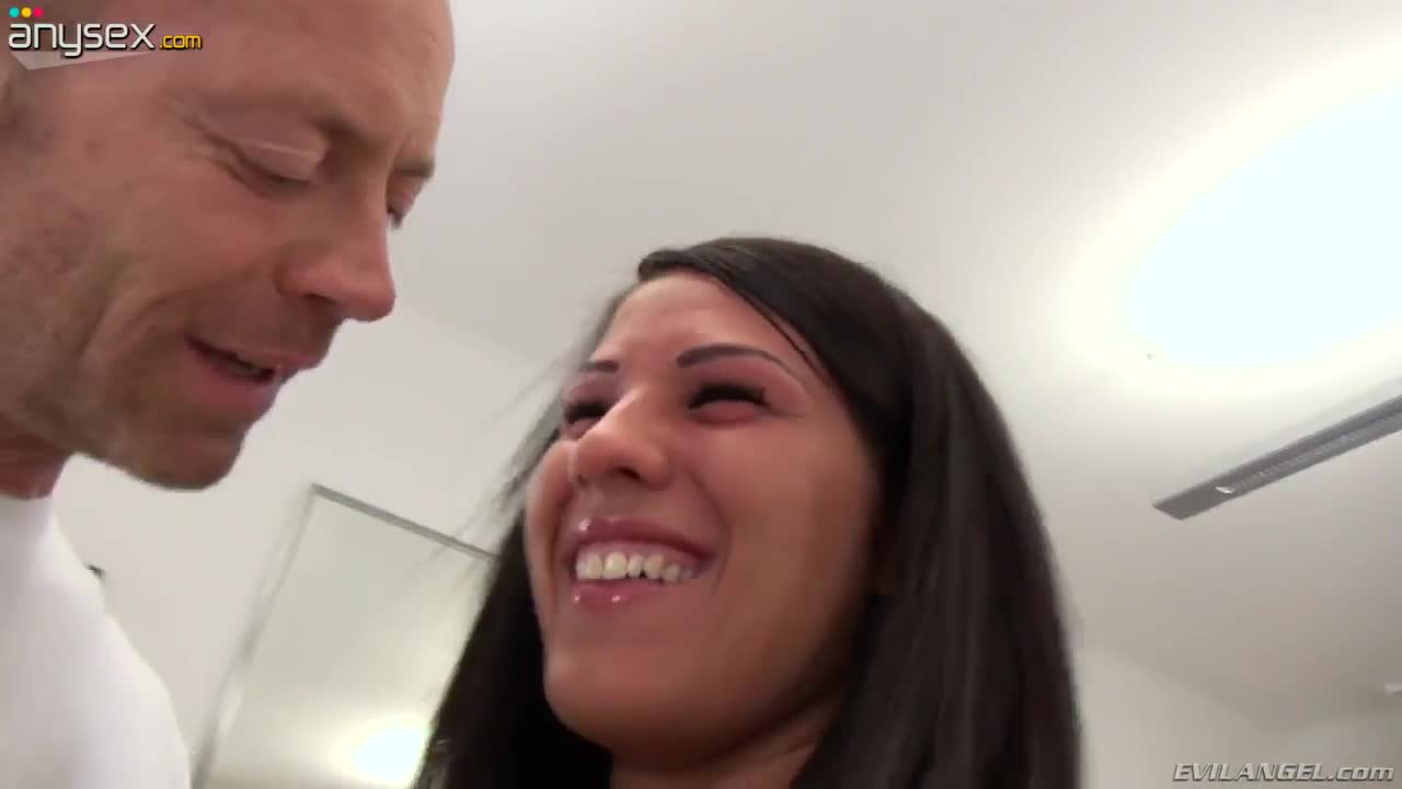 Rocco Siffredi fucks face and anal hole of naughty brunette Reka Gabor Free Porn Videos | ePornAny.