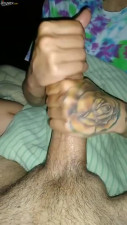 Skinny Asian teen jerks massive cock of her boyfriend [POV]