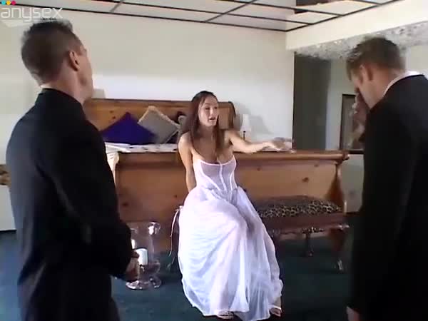 Horny bride fucks her newly wed husband and his bestman too Free Porn Videos | ePornAny.