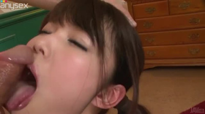 Megumi Shino gives Asian blowjob and takes cum in her mouth